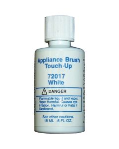 No Logo 72030 Appliance Brush-on Touch-up Paint (White)
